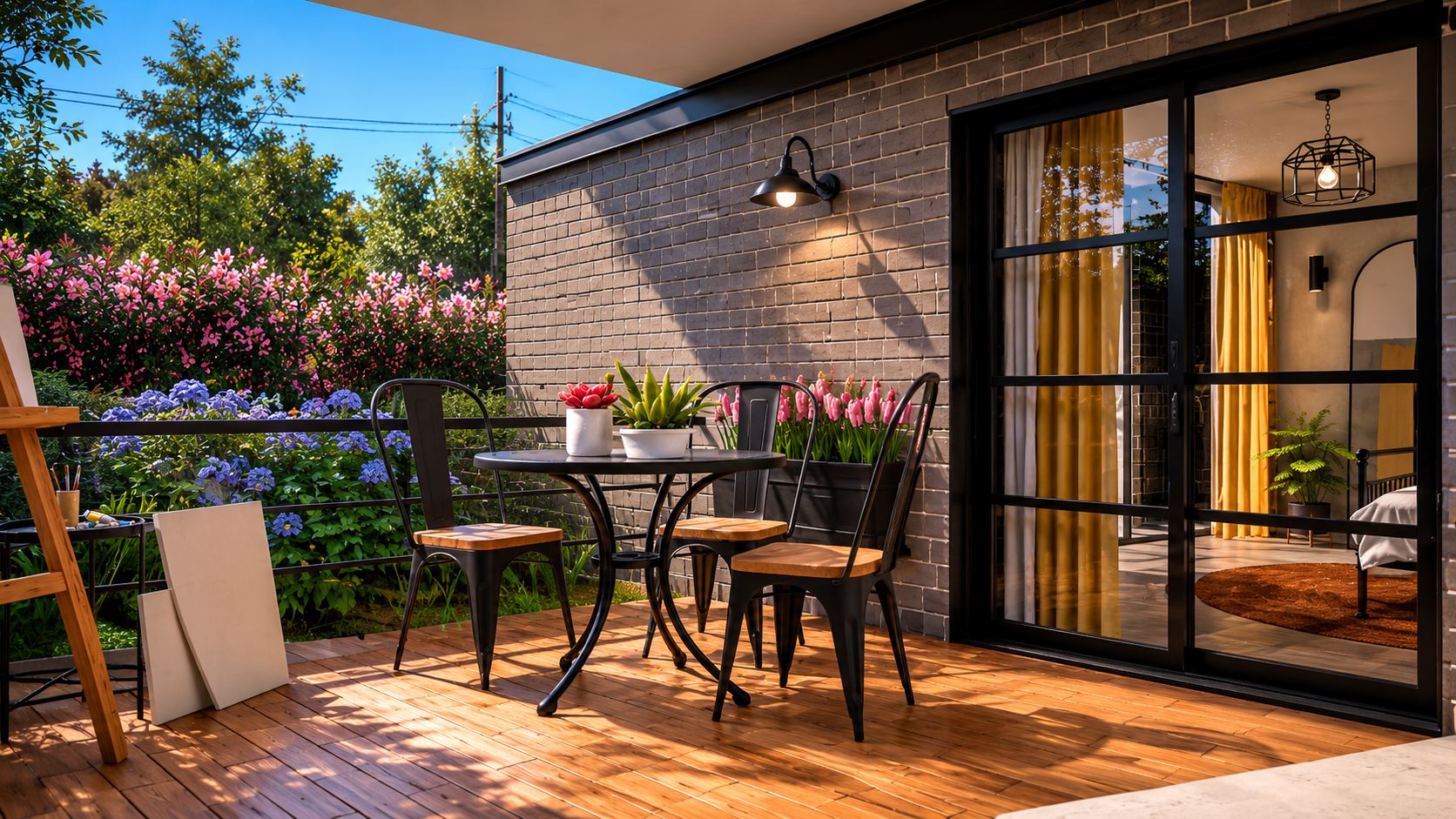 Terraza junto al dormitorio